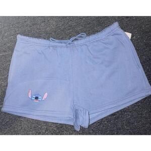 Brand New Stitch From Lilo & Stitch Women’s Size Large Blue 12” Shorts